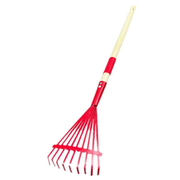 Children'S Rake with Hardwood Handle and Cute Rake for Children, Garden Tool for Children over 3 Years Old Red