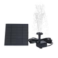 thumbnail image 2 of Bomba de fuente de agua solar DIY de 1,5 W con 6 boquillas para acuario de pecera al aire libre Ehuebsd Para estrenar, 2 of 5