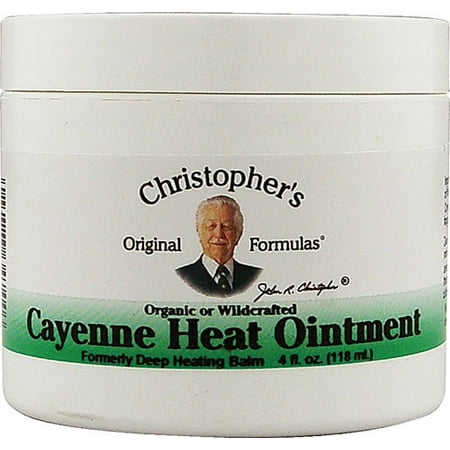 Heat Ointment - Dr. Christopher's Original Formulas Cayenne Heat Ointment, 4 Oz