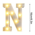 thumbnail image 2 of LED Alphabet Letter Lights for Parties, KT Board Digital Scene Decoration Props, Illuminated Decorative Letters for Birthdays, Weddings, and Kids’ Rooms, Customizable Names and Words, 2 of 6