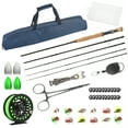 thumbnail image 2 of MENGQI Spinning Rod,Kit Fly Reel Fly Kit Set 42 Pieces Rod And Reel Carbon Fly Set Fly Combo Set 42 Huiop, 2 of 6