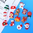 thumbnail image 1 of Chirstmas Series Snowman Claus Santa Resin Phone Case Handmade Accessories DIY Cute Cartoon Jewelry Making Decorations heqiyong LED, 1 of 2