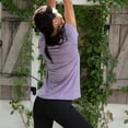 thumbnail image 5 of 5-Pack Women's Short Sleeve V-Neck Activewear T-Shirt Dry-Fit Moisture Wicking Perfomance Yoga Top (Available in Plus Size), 5 of 6