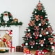 thumbnail image 4 of Paquete de 8 lazos navideños con campanas, para decoración navideña, decoración del hogar, decoración del árbol de Navidad Zhivalor CPB-SSW253-3, 4 of 5