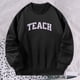 thumbnail image 4 of Ropa para hombre y mujer, jersey de cuello redondo, sudadera de poliéster suave de manga larga, sudadera de moda, Tops para senderismo, fiesta y , M M, 4 of 10