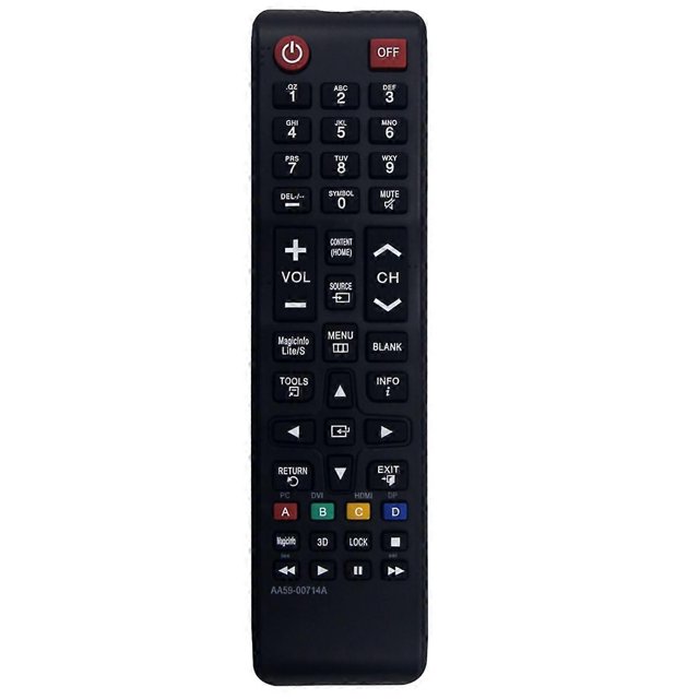 AA59-00714A Remote Control Replaced for TV Display DE40C DE46C DE55C ED32C ED32D ED40C ED40D ED46C ED46D