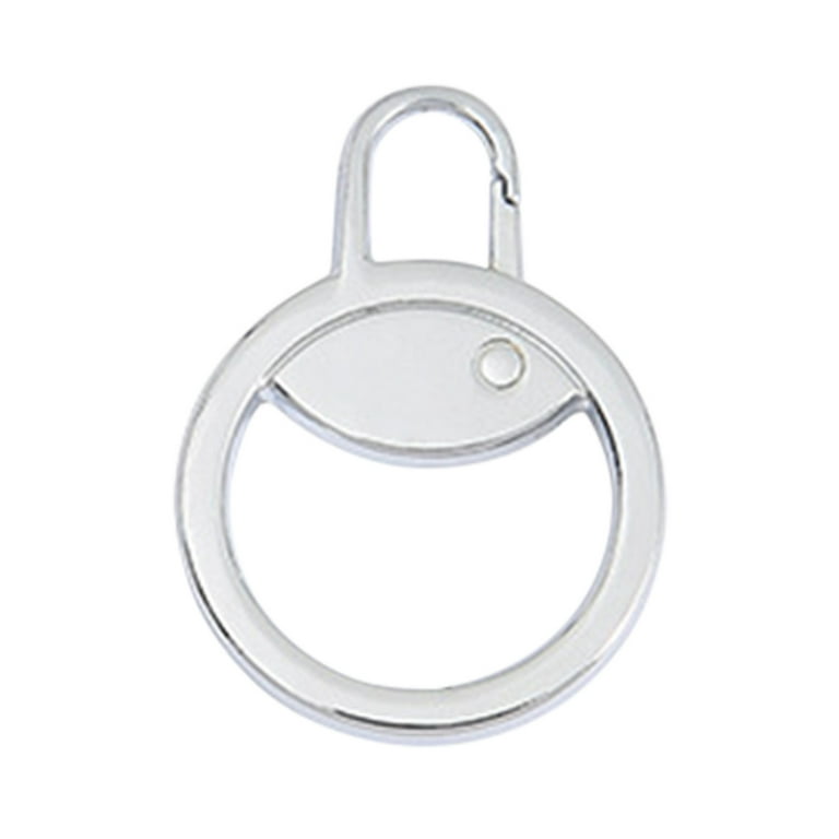 Zipper Pull Tab, Detachable DIY Zipper Pull Multi Purpose Stainless Steel  for Clothing(Bronze)