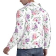 thumbnail image 6 of Sikiie Rose Flower B Men's Hoodie, Essentials Hoodie, Sweatshirt, Pullover Hooded Sweatshirt for Men-Medium, 6 of 7