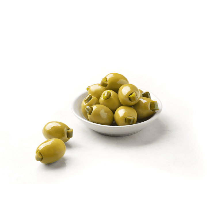 Pearls Specialties Jalapeño Stuffed Queen Olives 7 oz. Jar. Major