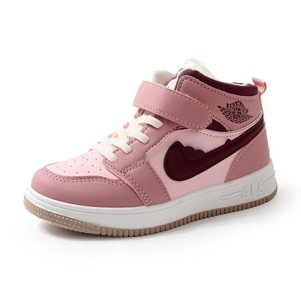 Zapatos para niños, zapatos de tabla para niños, transpirables, antideslizantes, zapatillas para niños medianos y grandes, zapatos de suela suave de moda para primavera y otoño para niñas