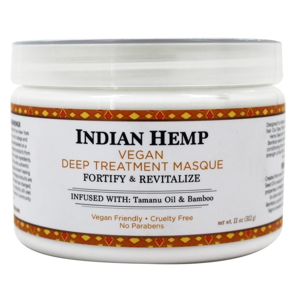 Nubian Heritage Indian Hemp Vegan Deep Treatment Hair Masque Infused