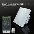 thumbnail image 4 of Smart Home Thermostat with LED Display, Energy Saving, Programmable Wall Mounted Thermostat for AC95-240V Square Concealed Box, 4 of 7