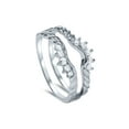 thumbnail image 3 of 5/8ct Diamond Ring Guard Enhancer 14K White Gold, 3 of 4