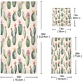 thumbnail image 3 of Coolnut Cactuses Bathroom Towel Set of 3 with Hand Towel, Wash Cloths & Bath Towel, Extra Aborbent Soft Towels Set Decor for Bathing Home Shower Wash cloth, 3 of 7