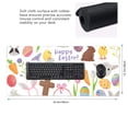 thumbnail image 3 of Disketp Happy Easter1 Gaming Mouse Mat Long Extended Mouse Pad Desk Mat Non-Slip Rubber Mice Pads Stitched Edges(315.5 x 16 x 0.12 Inches), 3 of 8
