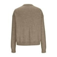 thumbnail image 3 of Fashion Sweater Cardigans for Women Fall Casual Lightweight Irregular Button Up Knit Plain Sweater Jacket Coats (X-Large, Khaki), 3 of 6