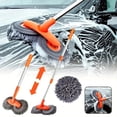 thumbnail image 2 of Car Wash Mop Dual Head Car Wash Brush Long Handle Removable Telescopic Soft Bristle Mop No Harm Car Car Cleaning Brush (Mop-1Set), 2 of 7