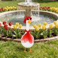thumbnail image 4 of SHENGXINY Porch Goose Outfits, Large White Holiday Porch Goose Clothes for Outdoor Yard Garden Patio Holiday Decorations Red 23in, 4 of 6