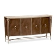 thumbnail image 3 of Michael Amini Villa Cherie Wood & Marble Sideboard in Hazelnut Brown, 3 of 14