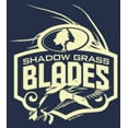 thumbnail image 2 of Men's Mossy Oak Small Shadow Grass Blades Logo  Graphic Tee Navy Blue Heather 2X Large, 2 of 4