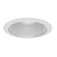 thumbnail image 4 of NICOR Lighting 4-Inch Recessed Baffle Trim for 4-Inch Housings, White (19502WH), 4 of 4