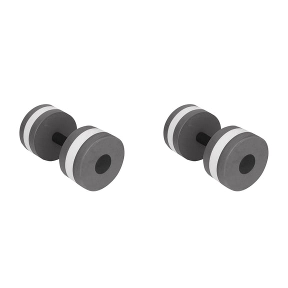 Eqslft Water Weights Dumbbells Set 2 Pcs, Water Aerobic Exercise Foam Dumbbells Pool Resistance Fitness Equipment For Swimming Pool & Water Exercise