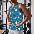 thumbnail image 5 of Logiee Cartoon Goose Print Men's Workout Tank Top,Quick Dry Workout Tank Top,Gym Muscle Tee,Fitness Bodybuilding Sleeveless T Shirt-3X-Large, 5 of 7