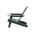 thumbnail image 4 of Folding Adirondack Chairs, All-Weather Outdoor Chairs with Reclining Backrest, Classic Lawn Lounge Chair with Wide Arms Garden Porch Patio Deck Backyard, Dark Green, 4 of 7