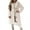 Beige, variant on Womens Winter Fuzzy Long Coat Button Down Lapel Warm Plush Overcoat Sherpa Jackets