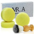 thumbnail image 1 of Jabón de afeitar MR.A para hombre, piel sensible, sin perfume, paquete de 3, 1 of 7