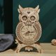 thumbnail image 2 of 3D Wooden Puzzle Owl Clock Model Kit, Home Decoration，birthday Gift For Boys And Girls, 2 of 4