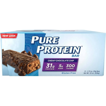 UPC 749826126050 product image for Pure Protein Bar, Chewy Chocolate Chip, 31g Protein, 12 Ct | upcitemdb.com