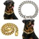 thumbnail image 3 of Collar de cadena para perro grande, Gargantilla de entrenamiento de acero inoxidable, Collar cubano de alta resistencia para perros grandes, Pitbull, Bulldog, 19MM, 3 of 4