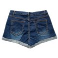 thumbnail image 7 of Women's Jean Shorts High Waisted Size14 Jeans Fashion Middle-waisted Straight Pocket Hole Short Pants, 7 of 7