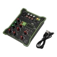 thumbnail image 4 of Mini 5 Channel Lossless o Mixer Bluetooth U Disk Play Compact Recording Sound Card for Live Streaming, 4 of 4