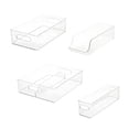 thumbnail image 4 of iDesign, Refrigerator, Freezer, and Pantry Storage Bins, 4 Pack, Clear, 4 of 7