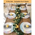 thumbnail image 4 of 15 Inch Round Placemats Set of 4, Easter Non Slip Heat Insulation PP Table Mats, Spring Rabbit Eggs Floral Colorful Wooden Grain Washable Place Mats for Kitchen Dining Party Table Decor, 4 of 7