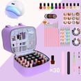 thumbnail image 2 of Funda organizadora de esmaltes de uñas FCQQYWZ con capacidad para más de 30 botellas, 2 of 6