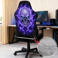 thumbnail image 5 of SCRAWLGOD Flame Skull Print Stretch Gaming Chair Cover with Armrest Covers Anti Scratch Non Slip Furniture Protector Anti Dust Reclining Racing Gaming Chair Slipcover, 5 of 9