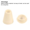 thumbnail image 4 of Unique Bargains Cream Plastic Bell End Stopper Cord Lock (20 Pack), 4 of 5