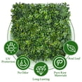 thumbnail image 5 of Artificial Greenery Wall Panels: 60"x 120" (50 sqft) Faux Grass Wall Backdrop Boxwood Ivy Privacy Screen with UV Protection,Fake Hedge Fence for Outdoor,Indoor,Garden,Backyard and Home Decor, 5 of 7