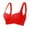 Red, variant on Wancir Seamless Wirefree Bras for Women Mesh Comfortable Padded Back Smoothing Bra