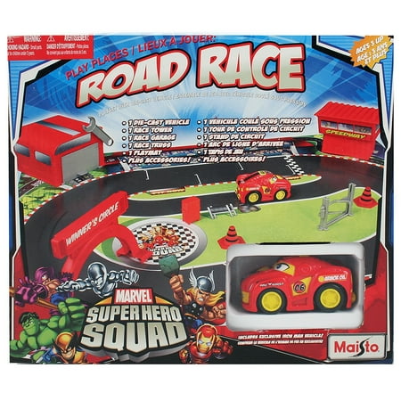 Maisto Marvel Superhero Squad Road Race Set - Walmart.com