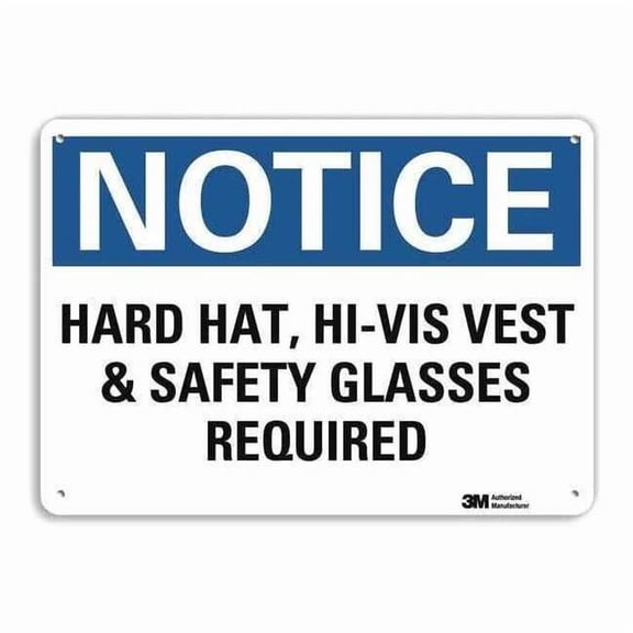 Lyle Notice Sign,10 inx14 in,Aluminum U5-1253-RA_14X10