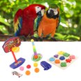 thumbnail image 1 of Puzzle Bird Toys juguete apilable para pájaros colorido para cacatúas ANGGREK Otros, 1 of 8
