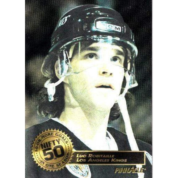Luc Robitaille LA Kings 1993-94 Pinnacle Nifty 50 insert card