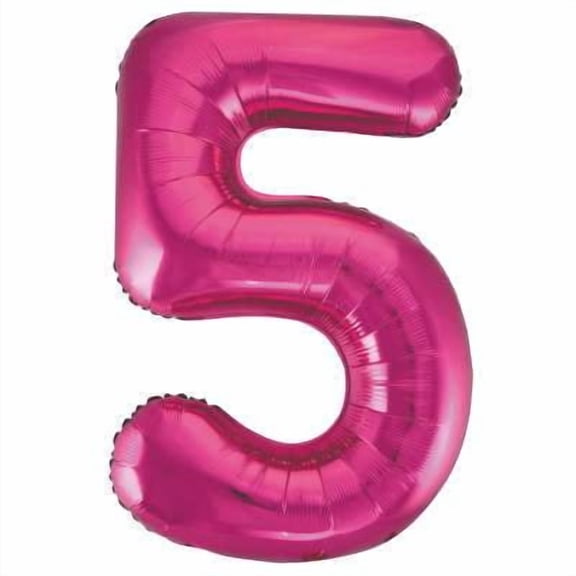 Kaleidoscope 34" Foil Number Magenta