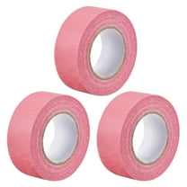 Uxcell 3Pcs 25mm 1 inch Wide 20m 21 Yards Masking Tape Painters Tape Rolls Pink