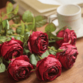 thumbnail image 5 of Artificial Single Rose Stem 28.7" Tall, 5 of 10