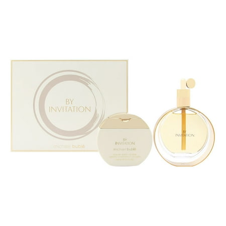 2 Piece Perfume Michael Buble By Invitation for Women 2 Piece Set Includes: 3.4 oz Eau de Parfum Spray + 5.1 oz Luxury Body Lotion ()